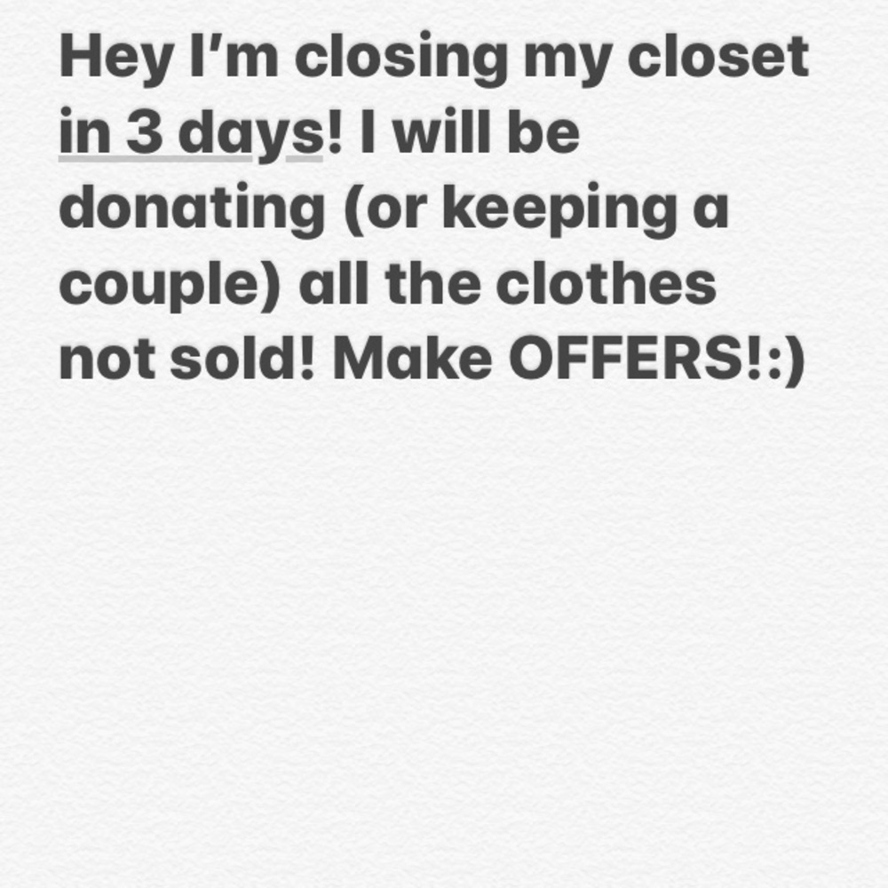 MAKE OFFERS